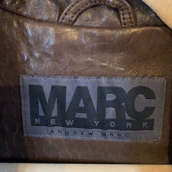 Andrew Marc New York CUIR Leather Moto Jacket - Picture 2 of 14